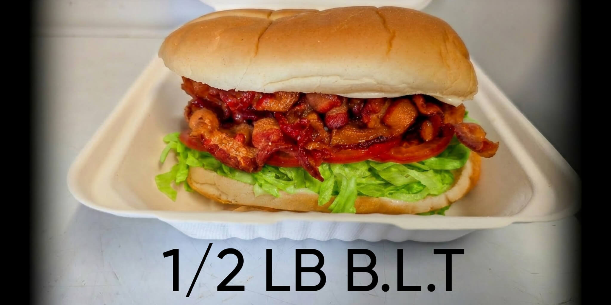 Half pound BLT sub