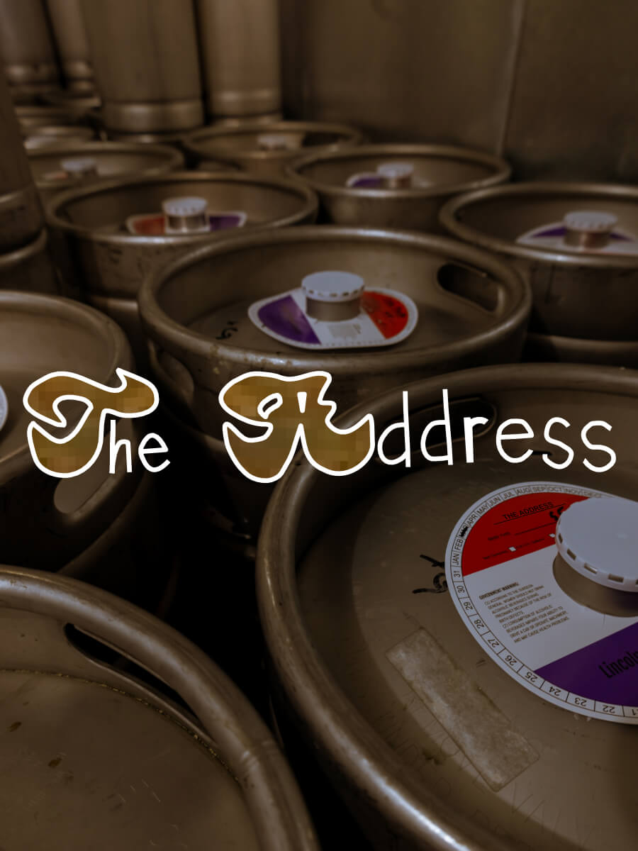 Kegs full of The Address German Alt beer.